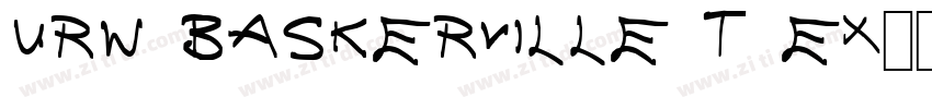 URW Baskerville T Ex字体转换